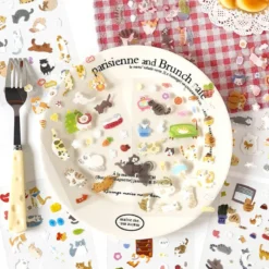 2ABC | Pegatinas Meow Star Paradise Planet Happy Hour
