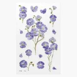 Appree | Pegatinas de Flores Prensadas Flax