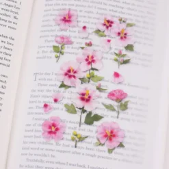 Appree | Pegatinas Flores Prensadas Rose Of Sharon