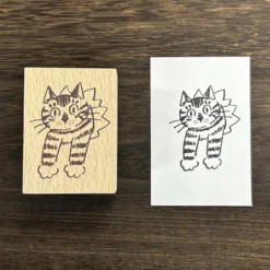 Arte CO | Sello Cat Jumping Out of Paper