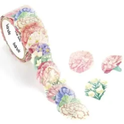 Bande | Pegatinas en Rollo Pink Carnation Bouquet