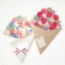 Bande | Pegatinas en Rollo Pink Carnation Bouquet