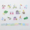 Bande | Pegatinas en Rollo y Washi Tape Animal City and Flower Garden