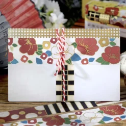 BGM | Set de Washi Tapes Kimono Colors Camellia Flowers