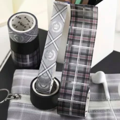 BGM | Set de Washi Tapes School Colors Gray