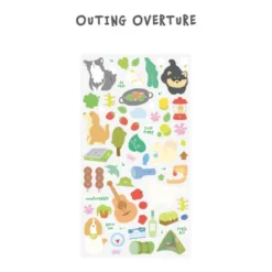 Card Lover | Pegatinas Doudou Daily Life Outing Overtire