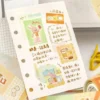 Card Lover | Pegatinas en Rollo Hello My Partner Snack Time