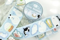 Card Lover | Pegatinas en Rollo Polar Letter Cute Animals