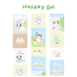 Card Lover | Pegatinas en Rollo Hello My Partner Holiday Go