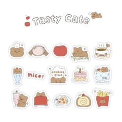 Card Lover | Pegatinas The Peppy Life Tasty Cate