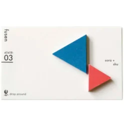 Classiky | Notas Adhesivas Geometry Sky Blue + Vermilion