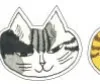 Classiky | Pegatinas en Rollo Toranekobonbon Cat 30mm