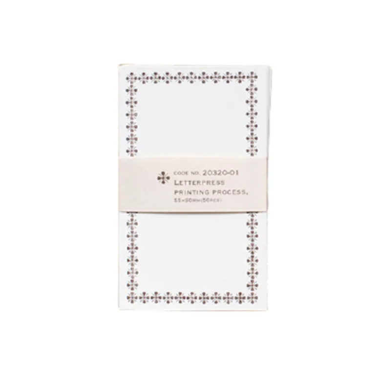 Classiky | Tarjetones Letterpress Brown