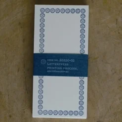 Classiky | Tarjetones Letterpress Dark Blue