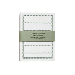 Classiky | Tarjetones Letterpress Green