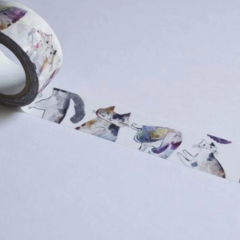 Classiky | Toranekobonbon Cat A Washi Tape