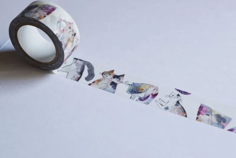 Classiky | Toranekobonbon Cat A Washi Tape