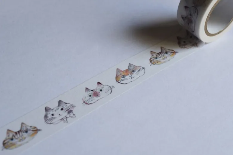 Classiky | Toranekobonbon Cat B Washi Tape