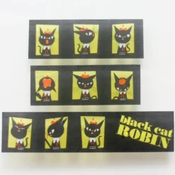 Cozyca | Kuroneko Design Washi Tape A Hundred Faces