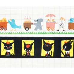 Cozyca | Kuroneko Design Washi Tape A Hundred Faces