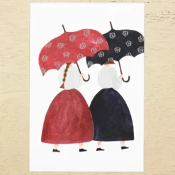 Cozyca | Postal Necktie Floral Umbrella