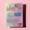 Dailylike | Postal Hologram My Buddy Love and Peace