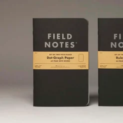 Field Notes | Set de 2 Cuadernos Pitch Black M (Puntos)