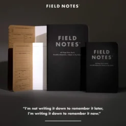 Field Notes | Set de 2 Cuadernos Pitch Black M (Puntos)