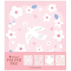 Furukawashiko | Bloc de Notas Sakura and White Bird