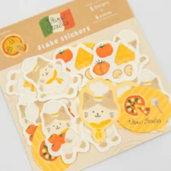 Furukawashiko | Pegatinas Flake Viva Italia Pizza Cat