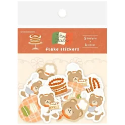 Furukawashiko | Pegatinas Flake Viva Italia Dessert Bear