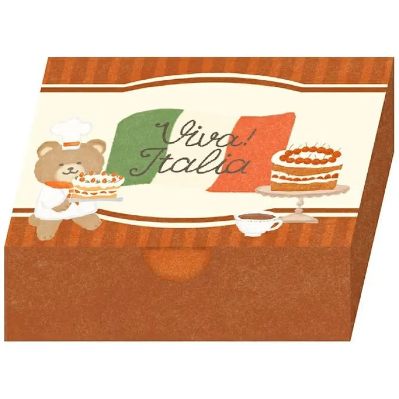 Furukawashiko | Tarjetones en Cajita Viva Italia Bear Dessert