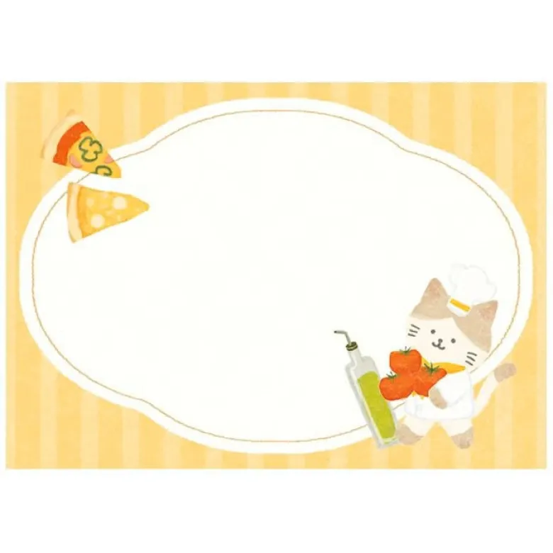 Furukawashiko | Tarjetones en Cajita Viva Italia Pizza Cat