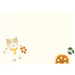 Furukawashiko | Tarjetones en Cajita Viva Italia Pizza Cat
