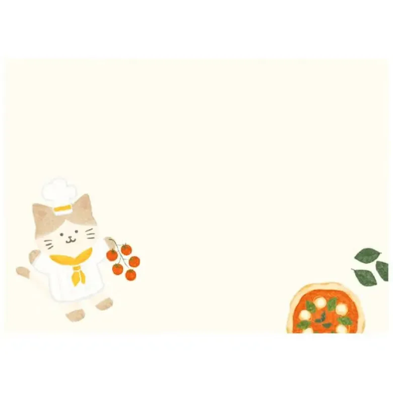 Furukawashiko | Tarjetones en Cajita Viva Italia Pizza Cat