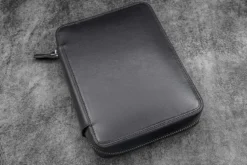 Galen Leather | Funda Expansi-Folio Leather Wide A5 Zip Folio Black