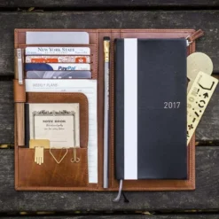 Galen Leather | Funda Leather Hobonichi Weeks Mega Cover Brown