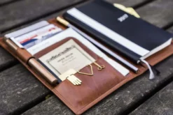 Galen Leather | Funda Leather Hobonichi Weeks Mega Cover Brown