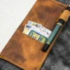 Galen Leather | Funda Leather Slim Hobonichi Weeks Planner Cover Crazy Horse Brown