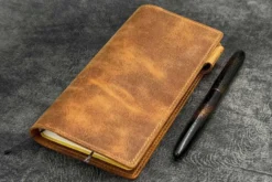 Galen Leather | Funda Leather Slim Hobonichi Weeks Planner Cover Crazy Horse Brown