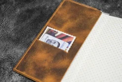 Galen Leather | Funda Leather Slim Hobonichi Weeks Planner Cover Crazy Horse Brown