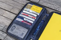 Galen Leather | Funda Leather Zippered Hobonichi Weeks Cover Crazy Horse Navy Blue