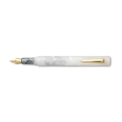 Hightide | Pluma Estilográfica Marbled Attaché White (F)