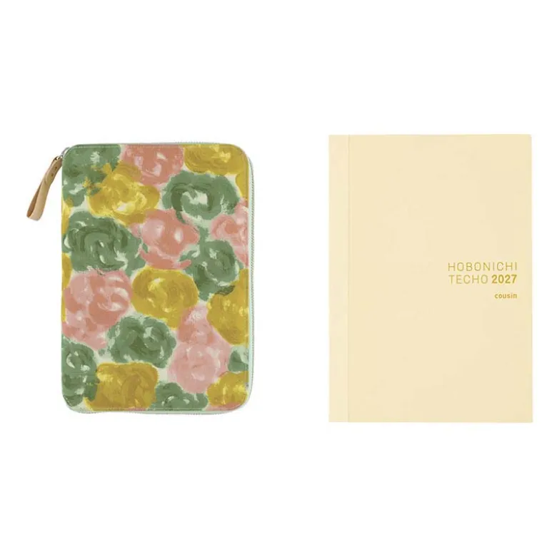 Hobonichi | Agenda Hobonichi Cousin A5 mina perhonen: glass flower (Pink Mix) 2027