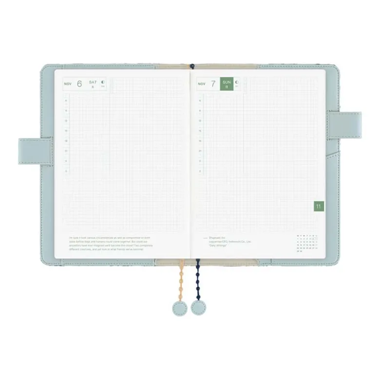 Hobonichi | Agenda Hobonichi Cousin A5 Mina Perhonen: felice (Blue) 2027