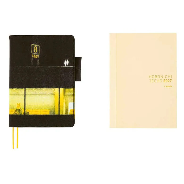 Hobonichi | Agenda Hobonichi Cousin A5 Akiko Miyakoshi: An Airport at Night 2027
