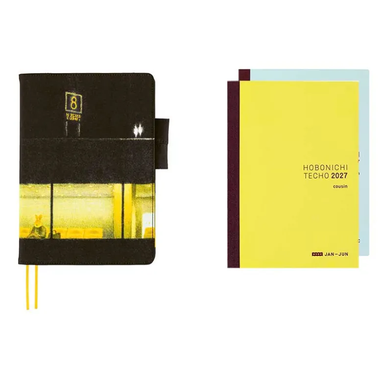 Hobonichi | Agenda Hobonichi Cousin A5 Akiko Miyakoshi: An Airport at Night 2027