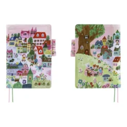 Hobonichi | Agenda Hobonichi Cousin A5 Yumi Kitagishi: White Cat Village 2027