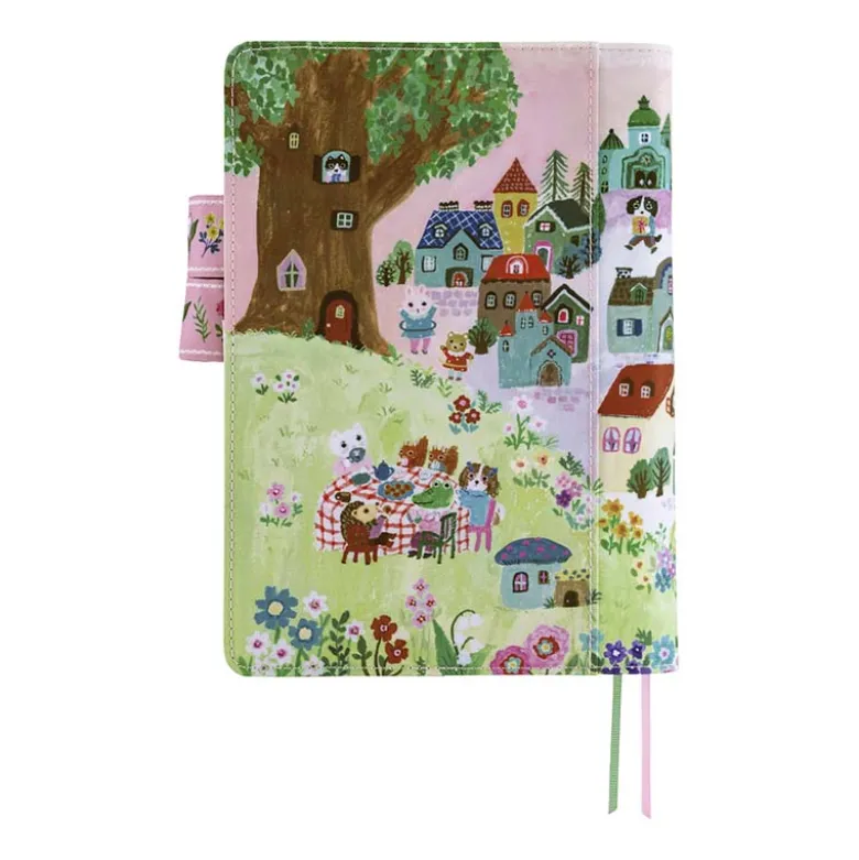 Hobonichi | Agenda Hobonichi Cousin A5 Yumi Kitagishi: White Cat Village 2027