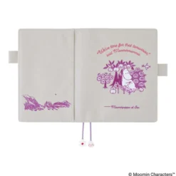 Hobonichi | Agenda Hobonichi Cousin A5 Moomin: My Yard (Pink Gray) 2027